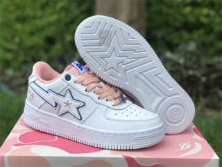 Authentic A Bathing Ape Bape White/Pink