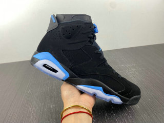 Authentic Air Jordan 6 Black/University Blue