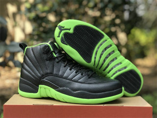 Authentic Air Jordan 12 Black/Green