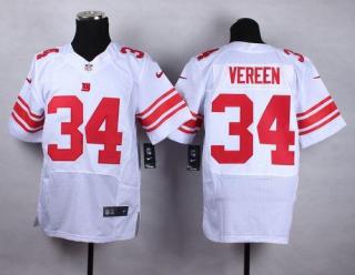 Nike New York Giants #34 Shane Vereen White Men's Stitched NFL Elite Jersey