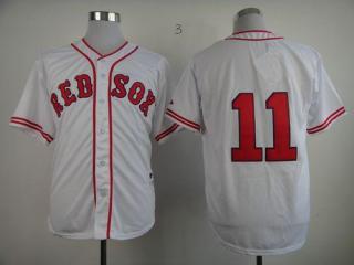 Boston Red Sox #11 Clay Buchholz White 1936 Turn Back The Clock Stitched MLB Jersey