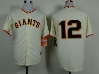 San Francisco Giants #12 Joe Panik Cream Home Cool Base Stitched MLB Jersey