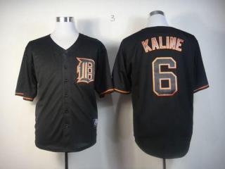 Detroit Tigers #6 Al Kaline Black Fashion Stitched MLB Jersey