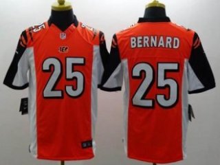 Nike Cincinnati Bengals -25 Giovani Bernard Orange Alternate NFL Limited Jersey