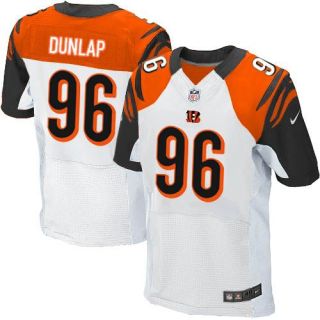 Nike Bengals -96 Carlos Dunlap White Men's Stitched NFL Elite Jersey