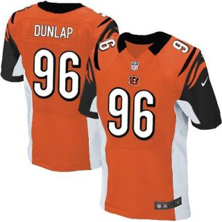 Nike Bengals -96 Carlos Dunlap Orange Alternate Men's Stitched NFL Elite Jersey