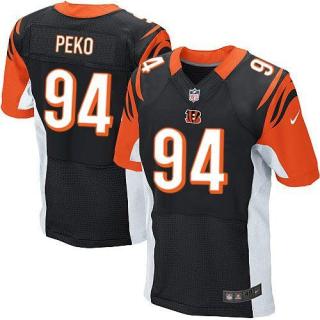 Nike Bengals -94 Domata Peko Black Team Color Men's Stitched NFL Elite Jersey