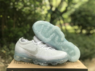Authentic Nike Vapormax 2023 Flyknit Pure Platinum/Sky Grey