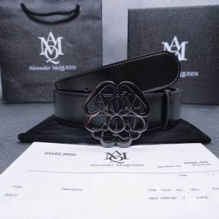 2023.7.31 Original Quality  McQueen belt 38mmX80-125cm 010