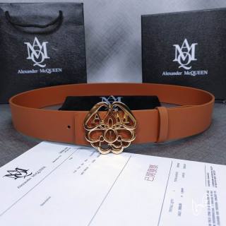 2023.7.31 Original Quality  McQueen belt 38mmX80-125cm 002