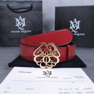 2023.7.31 Original Quality  McQueen belt 38mmX80-125cm 009