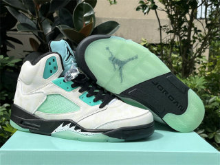 Authentic Air Jordan 5 GS “Island Green”