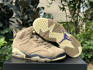 Authentic Air Jordan 6 WMNS Gore-Tex “Brown Kelp”