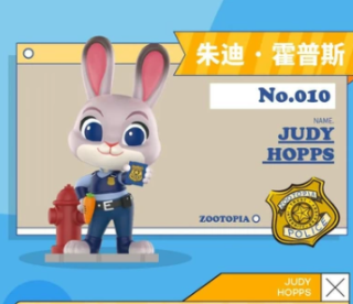 2023.11.30 POPMART Disney Zootopia Series Blind Box Action Figure 722