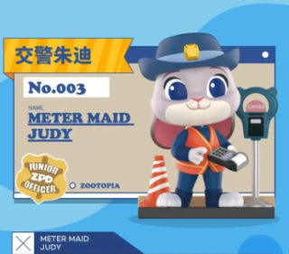 2023.11.30 POPMART Disney Zootopia Series Blind Box Action Figure 721