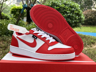 Authentic Nike EBERNON LOW PREM White/Red