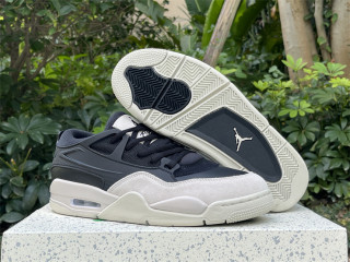 Authentic Air Jordan 4 RM “Black/Light Bone” GS