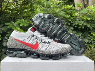 Authentic Nike Air VaporMax Flyknit Red/Black/Grey