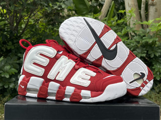 Perfect Supreme x Nike Air More Uptempo Red/White