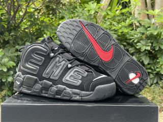 Perfect Supreme x Nike Air More Uptempo Black