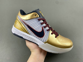 Authentic Nike Kobe 4 Proto Gold Medal