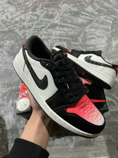 Perfect PSG x Air Jordan 1 Low OG Off Noir/Infrared 23/Pink Oxford