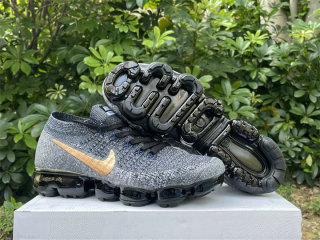 Authentic Nike Air VaporMax Flyknit Grey/Brown/Black