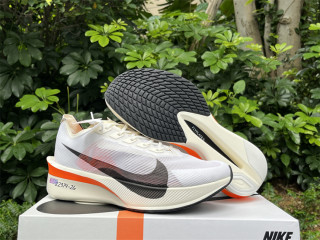 Authentic Nike Zoom VaporFly Next 4% Black/White/Total Orange