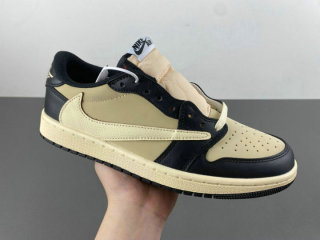 Authentic Travis Scott x Air Jordan 1 Low GS Pale Vanilla