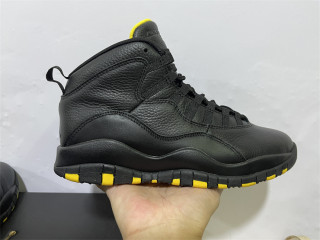 Authentic Air Jordan 10 Black/Yellow