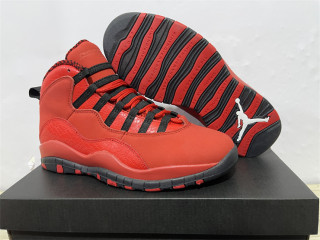 Authentic Air Jordan 10 Red/Black