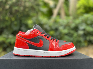 Authentic Air Jordan 1 Low Black/Red