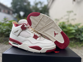 Authentic Air Jordan 4 WMNS Sierra Red