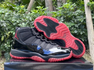 Perfect Air Jordan 11 Royal Black/Red