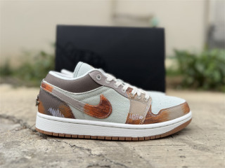 Authentic Air Jordan 1 Low Multi-Color