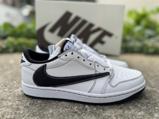 Authentic Travis Scott x Air Jordan 1 Low Black/White