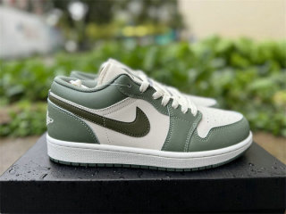 Authentic Air Jordan 1 Low OG White/Green