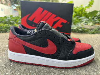 Authentic Air Jordan 1 Low GS “Banned”