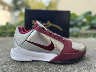 Authentic Nike Kobe 5 Protro Team Red/Silver