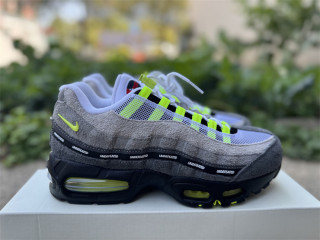 Authentic UNDEFEATED x Nike Air Max 95 Green/Grey