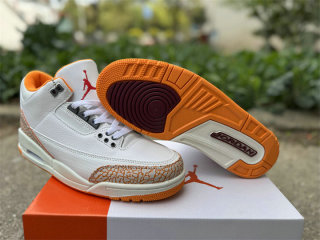Perfect Air Jordan 3 GS White/Orange