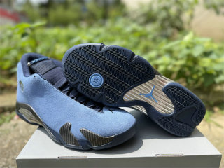 Authentic Air Jordan 14 University Blue